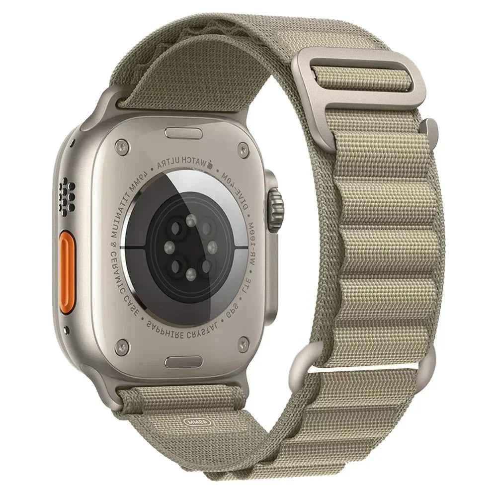 Armband für Apple Watch Serie 10/9/8/7/6/5/4/3/2/1 & Ultra 2/1, SE: 2024, 2023, 2022, 2021, 2020, 2019,  | Alpin Loop Premium