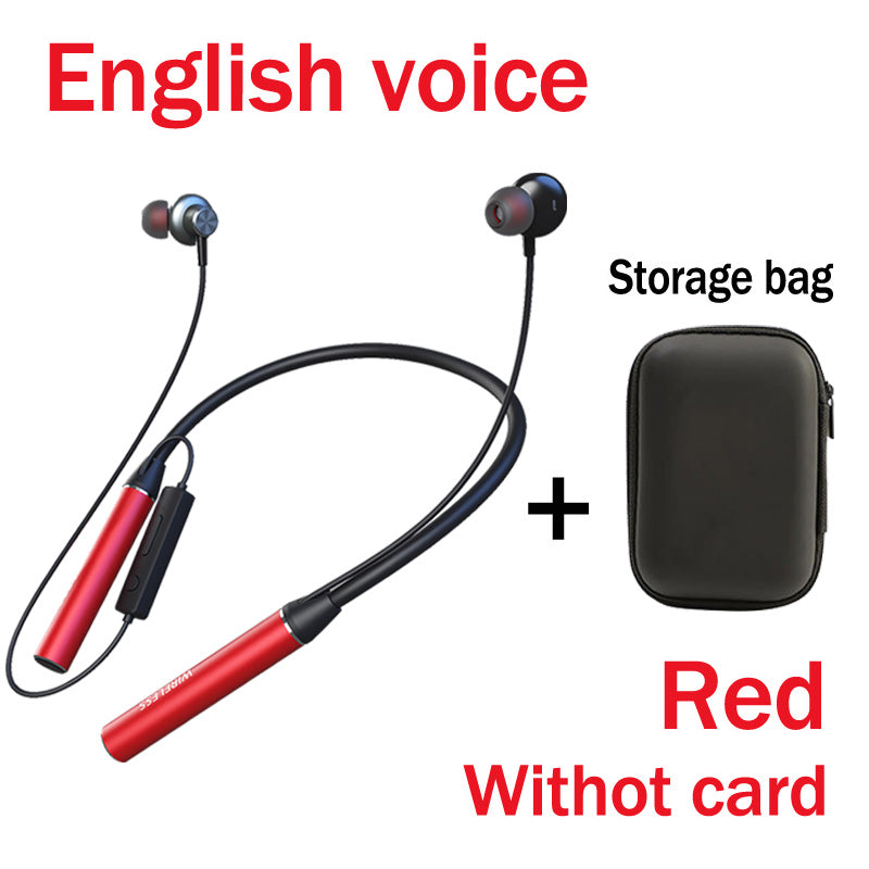 Hochwertige Bluetooth Kopfhörer: Bass, 180 Std. Ausdauer, Mikrofon, Stereo Neckband, Sport-Headset, TF-Karte | Kompatibel mit