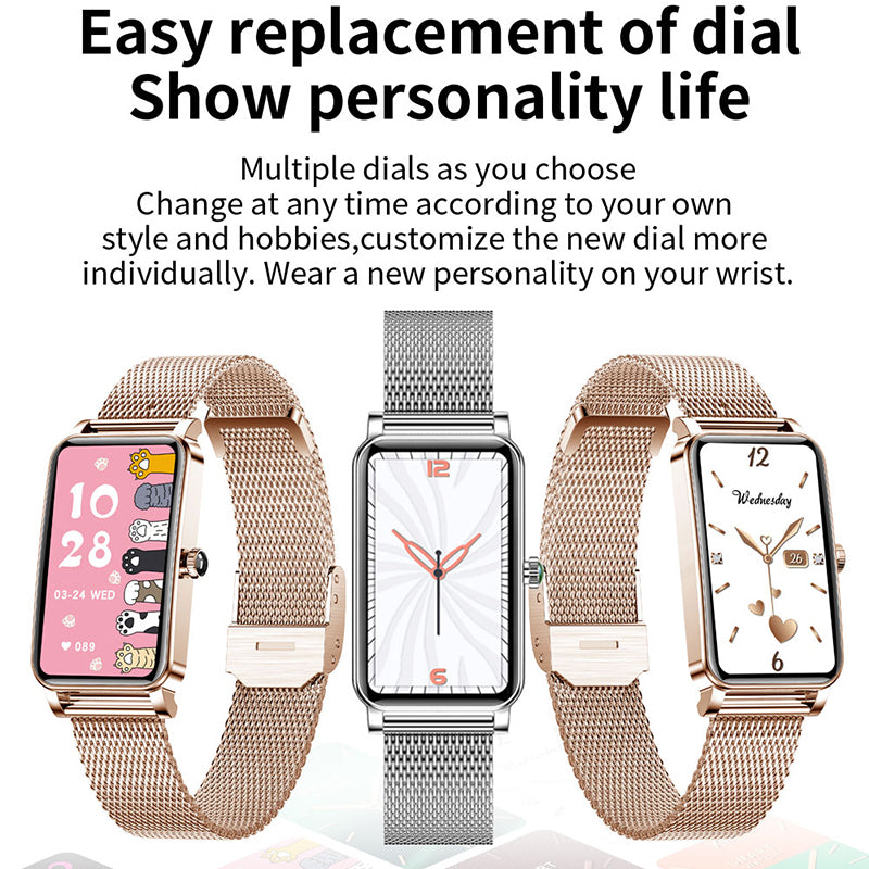 Premium Luxury Smartwatch for Women with Full Touch Screen, Bluetooth Calling, Waterproof IP67, Fitness & Health Tracker, Elegant Sport Design – Stylish Smart Watch for Daily Wear – Compatible with iOS & Android Smartphones – Limited Edition