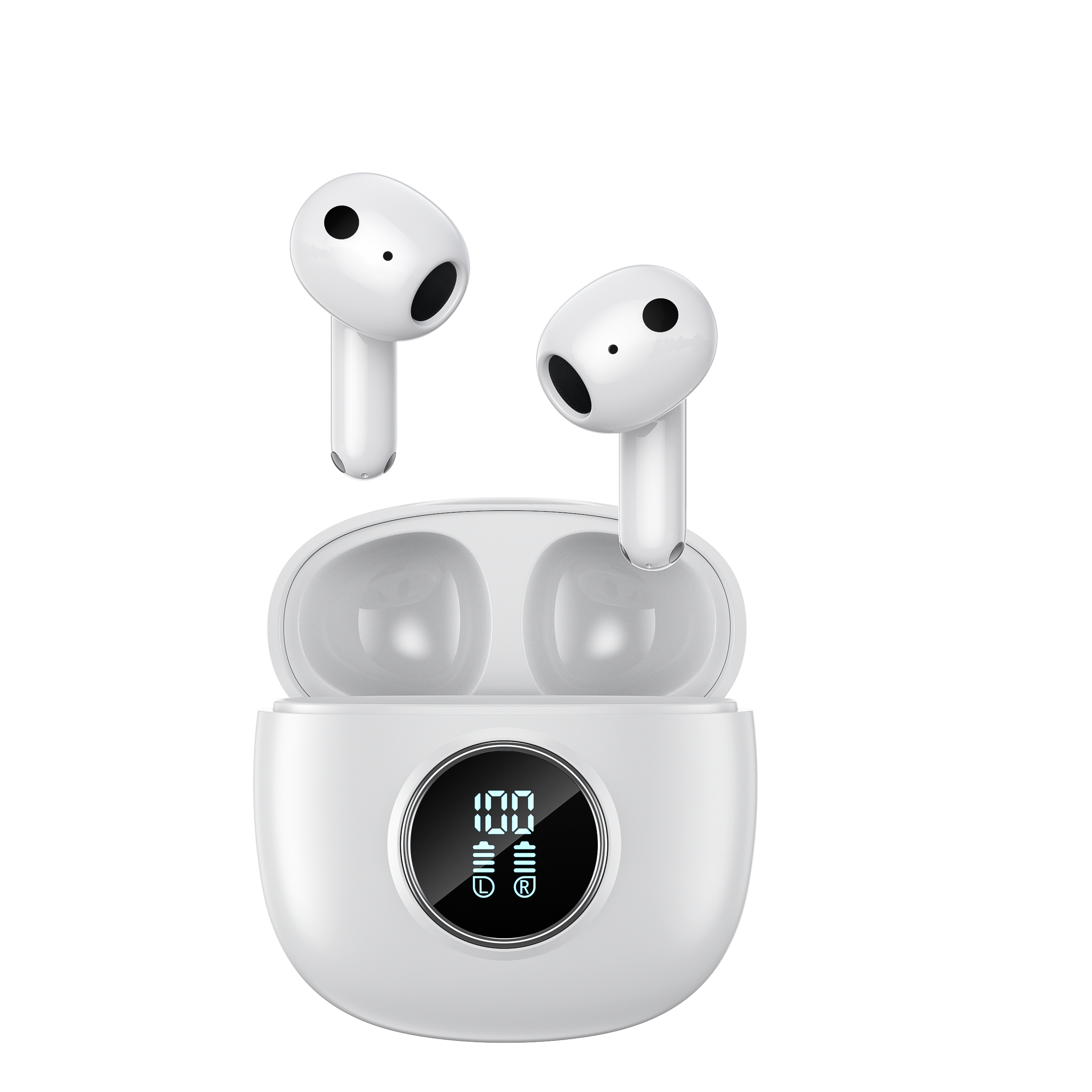 Hochwertige Bluetooth 5.3 TWS-Kopfhörer: HD-Mikrofon, HiFi, 13-mm-Treiber, Wasserdicht, Niedrige Latenz für Gaming/Fitness/Lifestyle