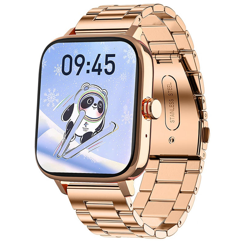 Luxuriöse Lige Smartwatch für Männer und Frauen | Benutzerdefiniertes Zifferblatt, Android iOS, Wasserdicht, Bluetooth Uhr,