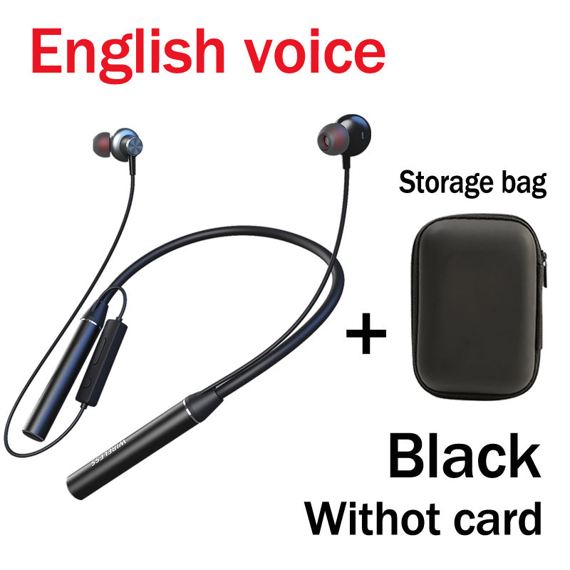 Hochwertige Bluetooth Kopfhörer: Bass, 180 Std. Ausdauer, Mikrofon, Stereo Neckband, Sport-Headset, TF-Karte | Kompatibel mit