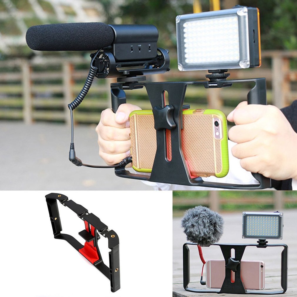 Kamera-Käfig Stabilisator für Smartphones: Filmproduktion Rig & Handgriff Halterung | Premium und Android - Phone Heaven Zone