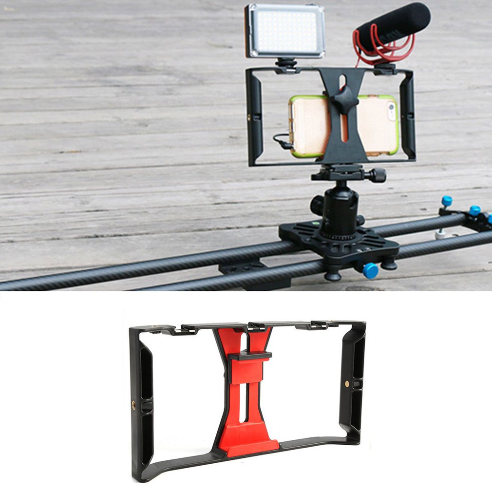 Kamera-Käfig Stabilisator für Smartphones: Filmproduktion Rig & Handgriff Halterung | Premium und Android - Phone Heaven Zone
