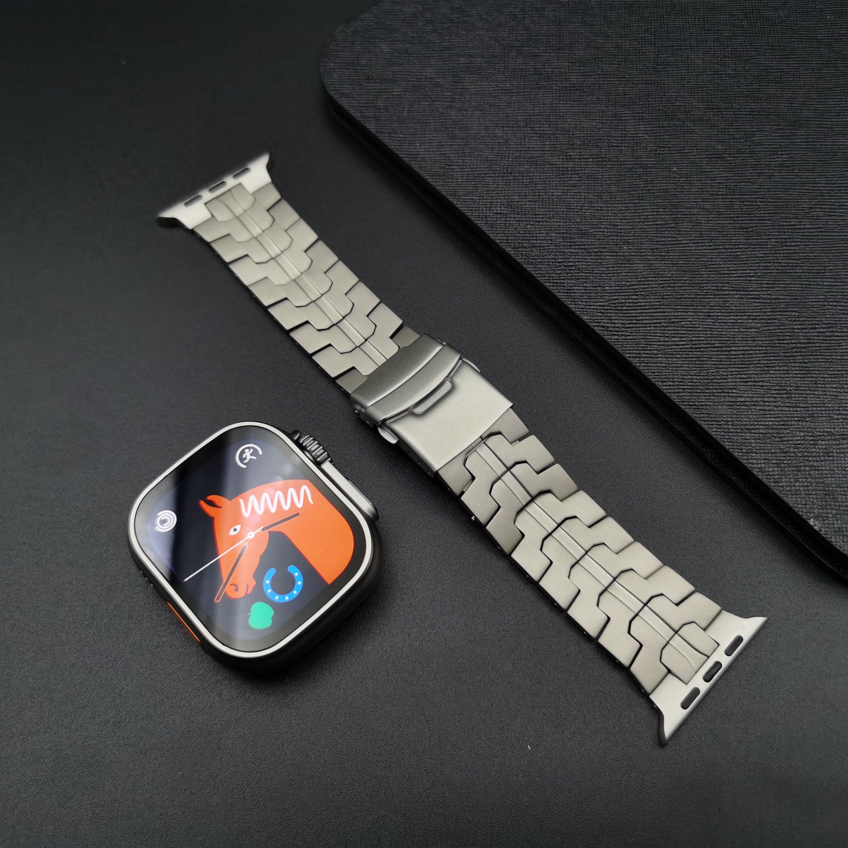 Luxus Apple Watch Armband 41mm 45mm 40mm 44mm - Herren Business Edelstahl-Armband für iWatch Serie 9 8 7  - Phone Heaven Zone
