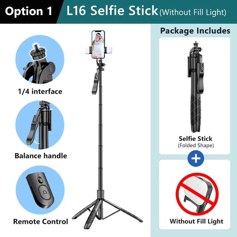 Premium kabelloser Selfie-Stick Stativ-Stand für GoPro Action  Kameras und Smartphones, stabiles Gleichgewicht für Live