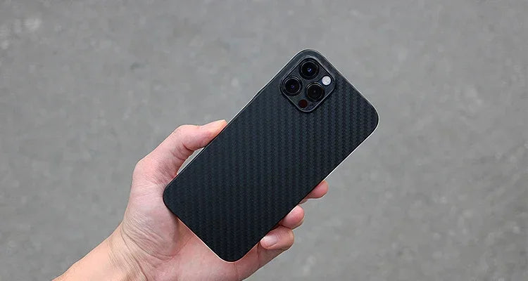 Premium Apple iPhone Case | MagSafe Compatible, Camera Lens Protection, Screen Protection | Ultra Thin, Shockproof, Magnetic, Full All-Around Protection Cover – Carbon Fiber Texture, Soft TPU, Lightweight, Waterproof, Anti-Scratch, Anti-Fingerprint
