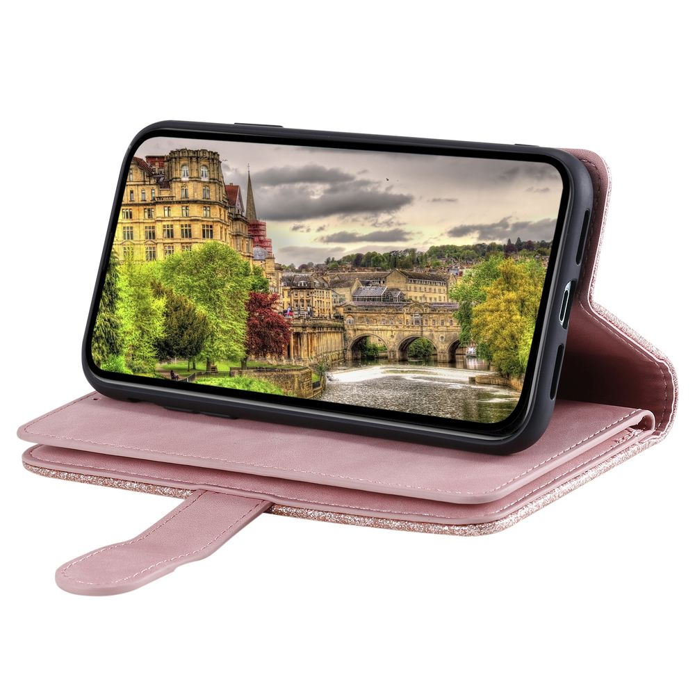 High-Quality Leather iPhone Case with Zipper, Card Holder, Stand, and Strap | Flip Cover Case for Apple iPhone 16/16e, 15, 14, 13, 12 Pro Max, Pro, Plus & Mini - Versatile Protective Cover