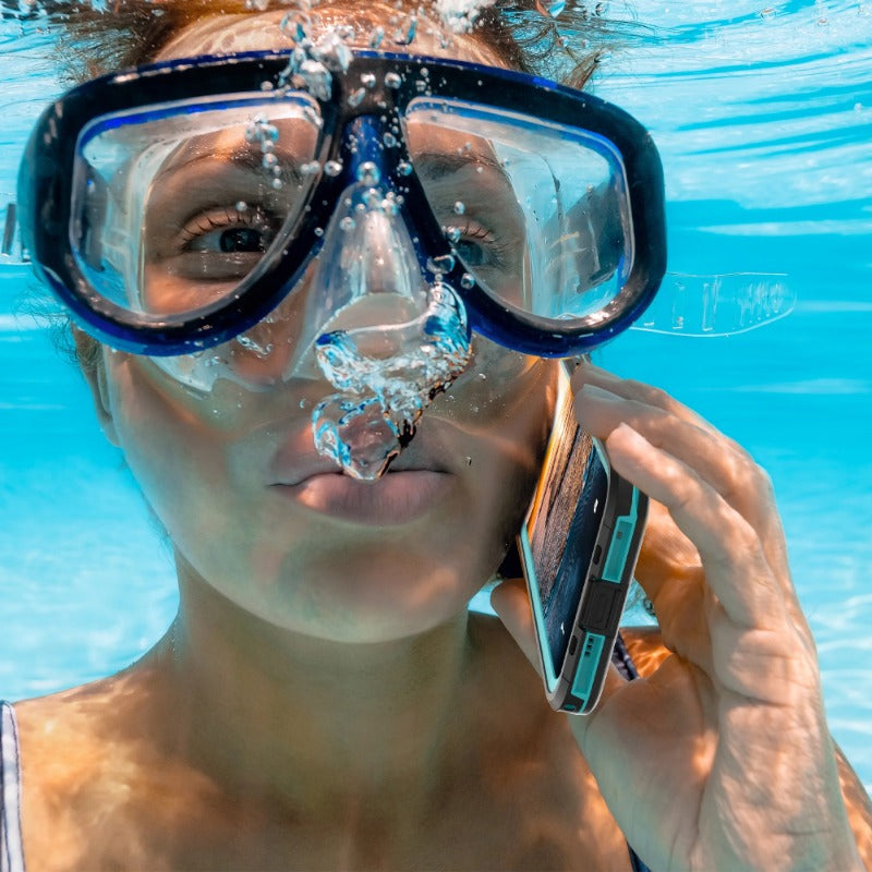 Premium IP68 Waterproof Magnetic Case with MagSafe for Apple iPhone 16/16e, 15, 14, 13, 12 Pro Max, Pro, Plus & Mini: 360° Full Protection Case, Military Armor Design | Dustproof, Shockproof Cover with Camera Protection | Ideal for Diving and Swimming