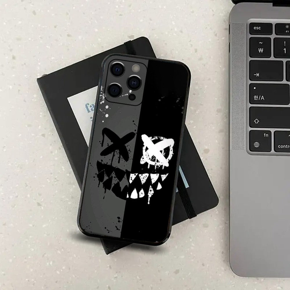 Premium Rugged Devil Bad Boy Design iPhone Case | MagSafe Case with 360-Degree Protection & Camera Lens Cover for Apple iPhone 16/15/14/13/12 Pro Max, Pro, Plus, e & Mini Cover | Shockproof Phone Case with Armor Shell & Bumper Cover