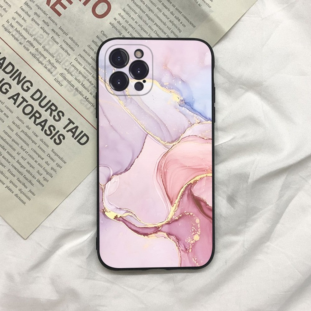 Premium Marble Art Fashion Pattern iPhone Case | MagSafe for Apple iPhone 16/16e, 15, 14, 13, 12 Pro Max, Pro, Plus & Mini | Camera Lens Cover, Case & Armor Protective Cover