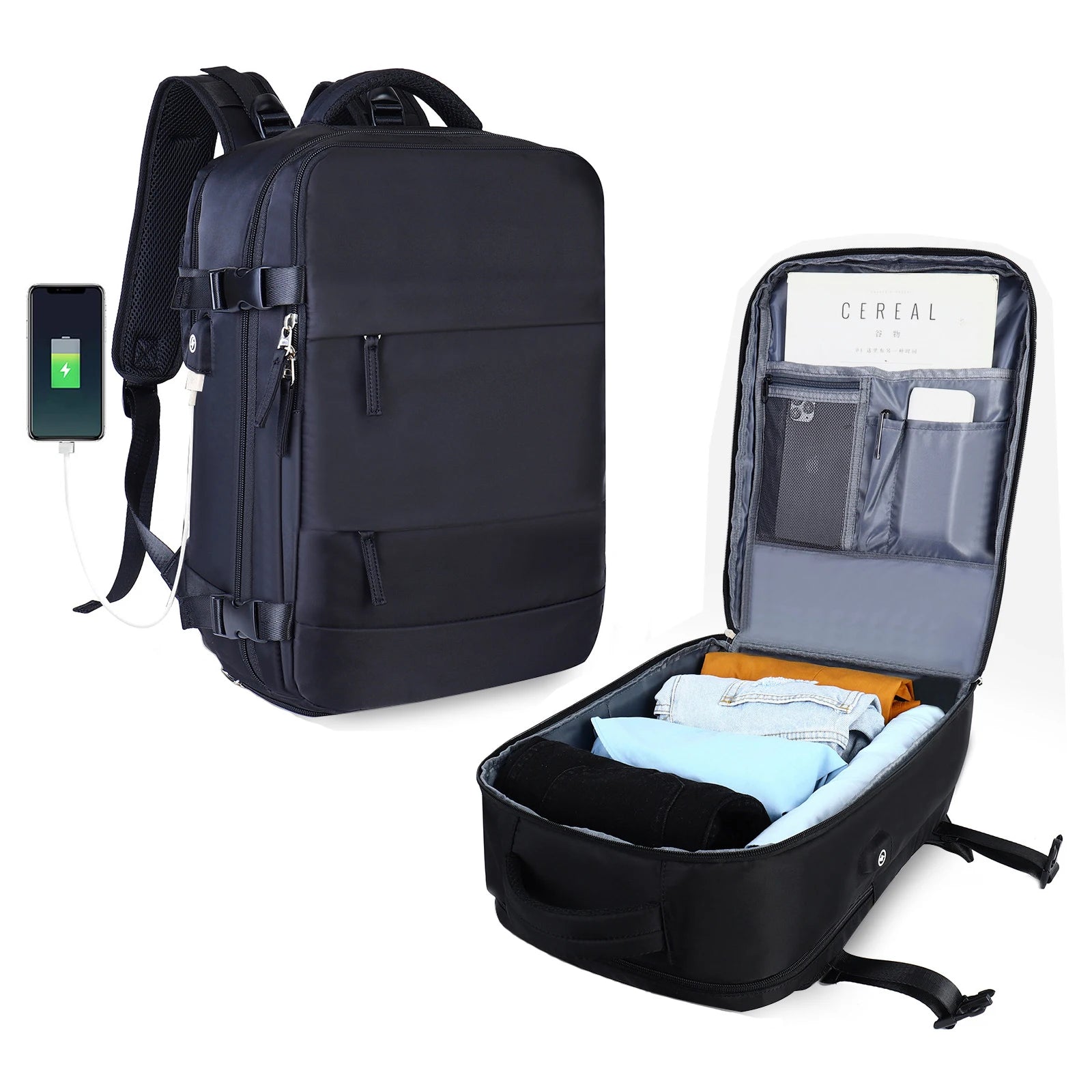 Premium Laptop Backpack Unisex for Men & Women – Limited Edition Waterproof Business Bag with USB Port, Expandable, Large Capacity, for MacBook & Laptops 13–17 Inch – Work, University, Travel, Daily Use