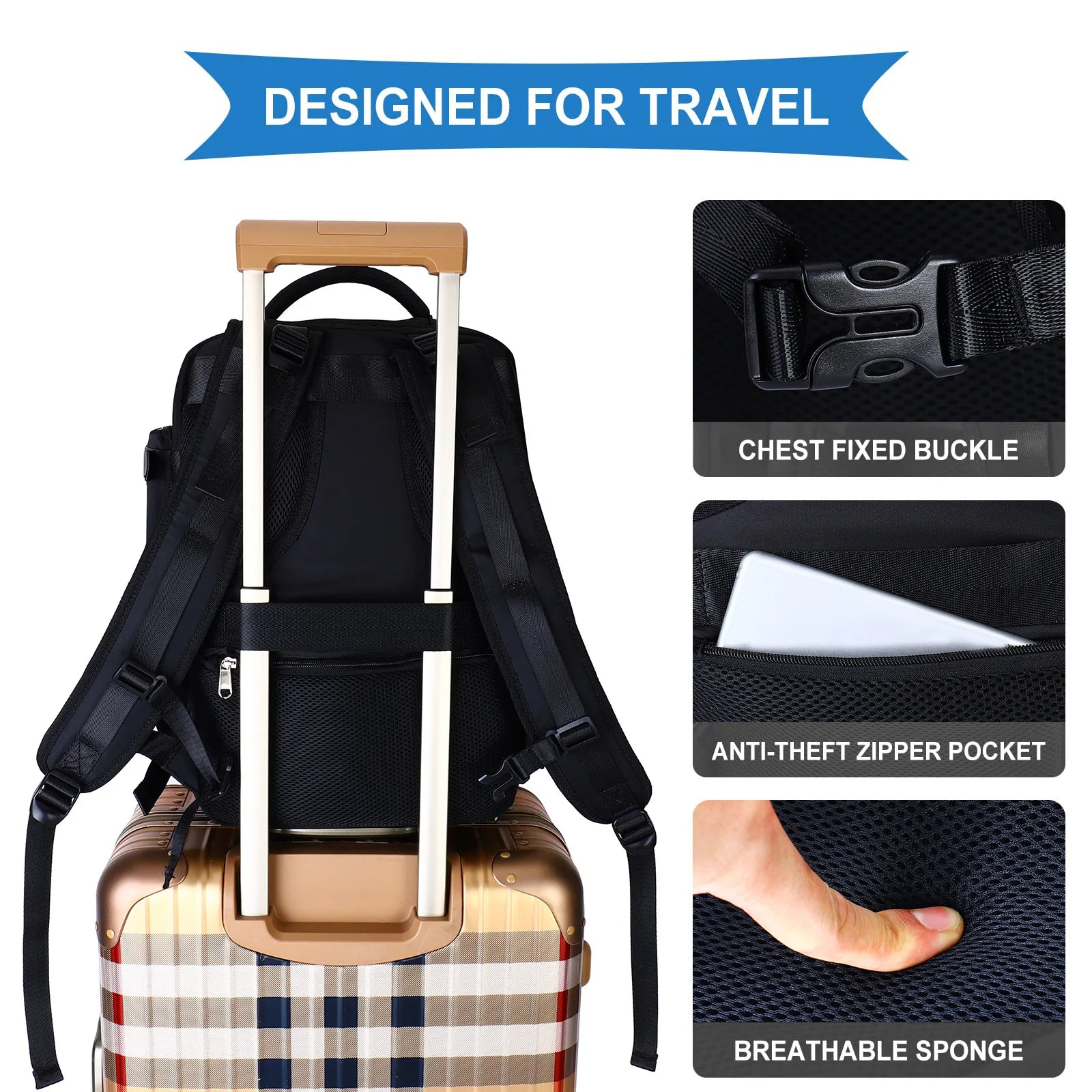 Premium Laptop Backpack Unisex for Men & Women – Limited Edition Waterproof Business Bag with USB Port, Expandable, Large Capacity, for MacBook & Laptops 13–17 Inch – Work, University, Travel, Daily Use