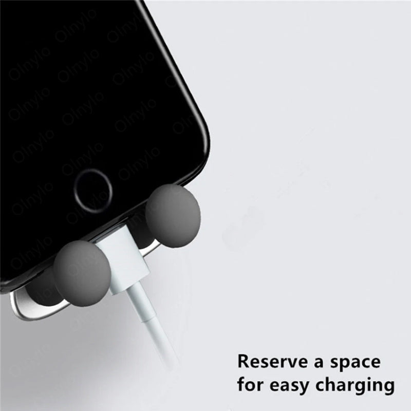 Hochwertiges Schwerkraft Auto Telefonhalter Air Vent Clip mit Lächeln Gesicht Mobilhalterung für Apple iPhone 15/14/13/12