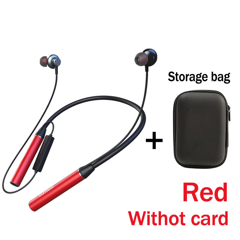 Hochwertige Bluetooth Kopfhörer: Bass, 180 Std. Ausdauer, Mikrofon, Stereo Neckband, Sport-Headset, TF-Karte | Kompatibel mit
