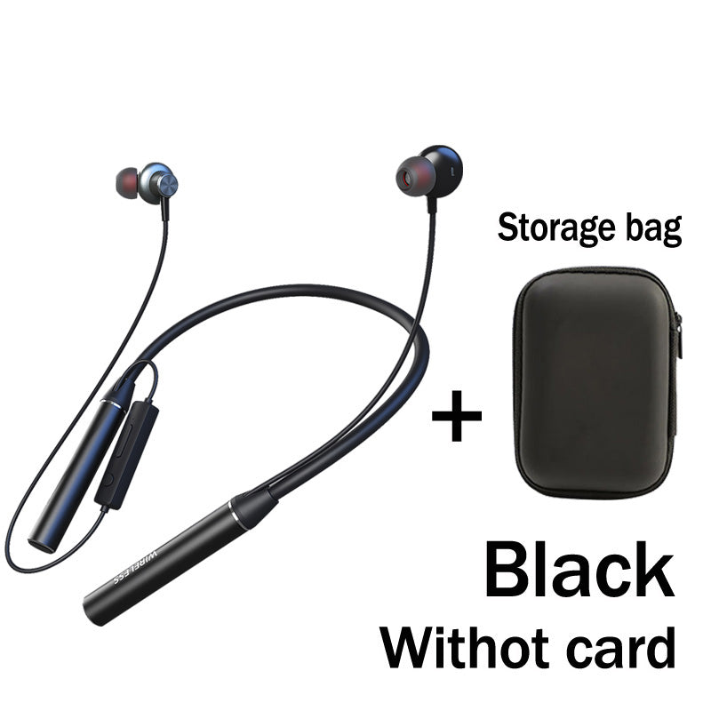 Hochwertige Bluetooth Kopfhörer: Bass, 180 Std. Ausdauer, Mikrofon, Stereo Neckband, Sport-Headset, TF-Karte | Kompatibel mit