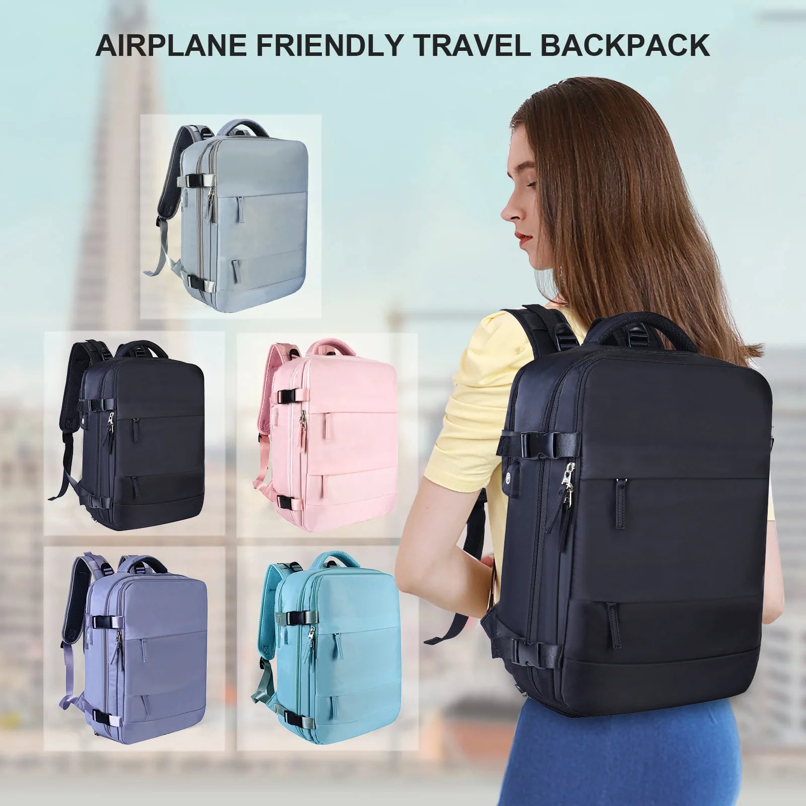 Premium Laptop Backpack Unisex for Men & Women – Limited Edition Waterproof Business Bag with USB Port, Expandable, Large Capacity, for MacBook & Laptops 13–17 Inch – Work, University, Travel, Daily Use