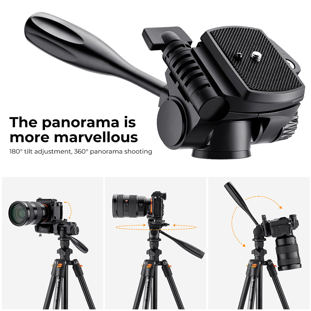 NA-3120 Telefon Stativ 40 Zoll für Gopro iPhone Samsung Xiaomi Huawei - Hochwertiges Aluminium Reise Tripode Par