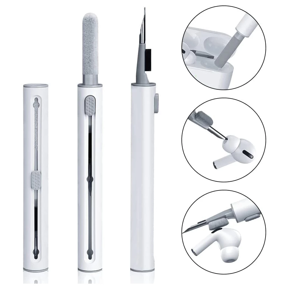 Earphone Cleaning Set Brushes for Apple iPhone, Camera, Laptop, and TV Screen | Premium Cleaning Tools for Headsets & AirPods