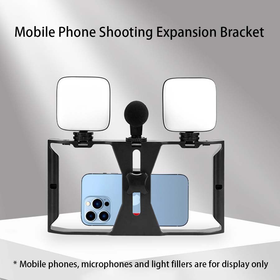 Kamera-Käfig Stabilisator für Smartphones: Filmproduktion Rig & Handgriff Halterung | Premium und Android - Phone Heaven Zone